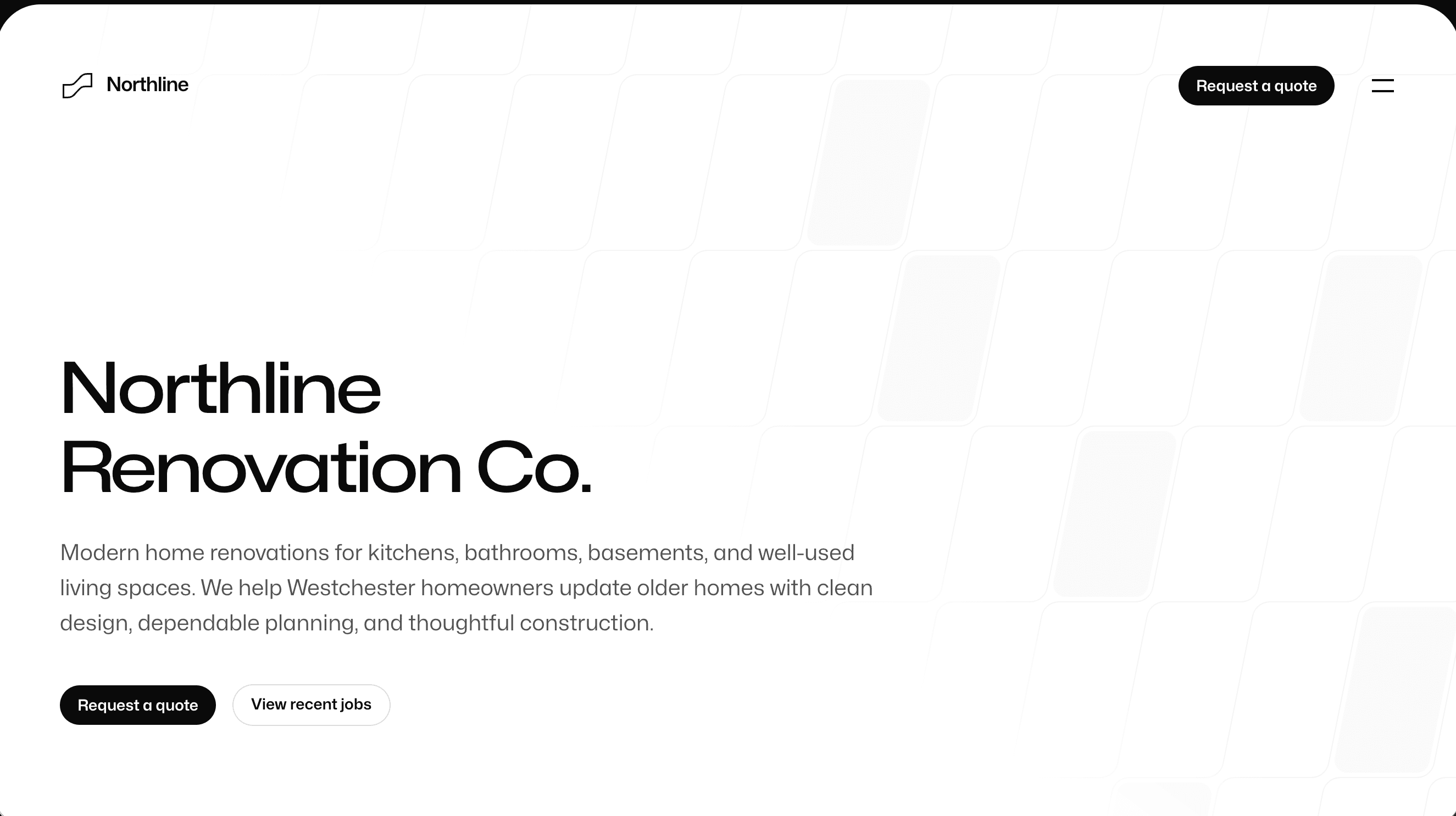 Renovation Website screenshot